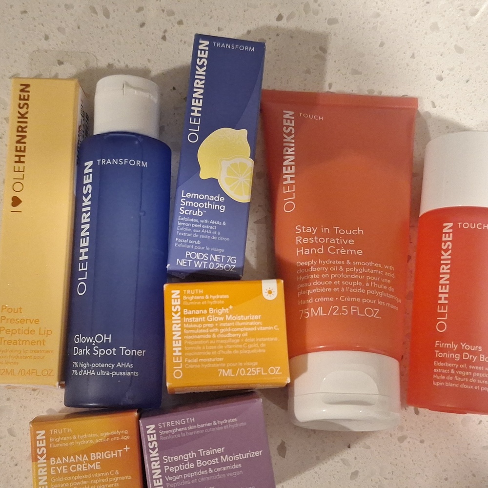 Ole Henriksen Skincare Collection - Red, Purple, Orange, Blue